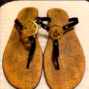 MK Jelly T Strap with MK Charm (size 10M)